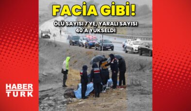 Sivas'ta yolcu otobüsü devrildi! Çok sayıda ölü ve yaralı var