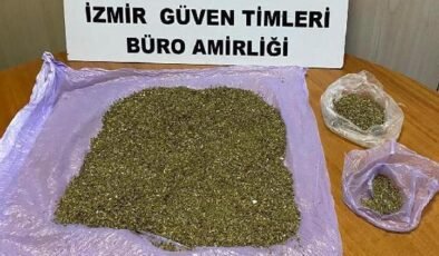 İzmir’de cezaevi firarisine operasyon! Uyuşturucu maddeyle yakalandı
